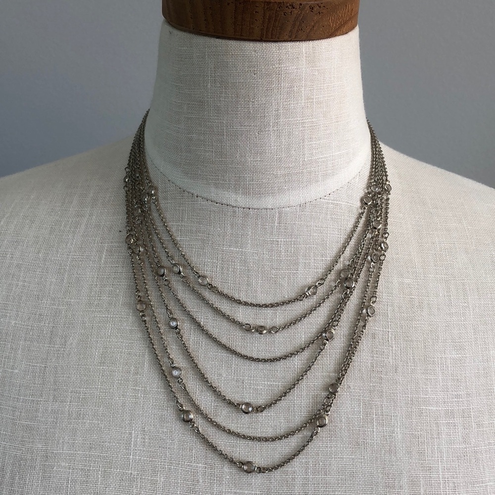 The Limited 6-Strand Crystal Necklace